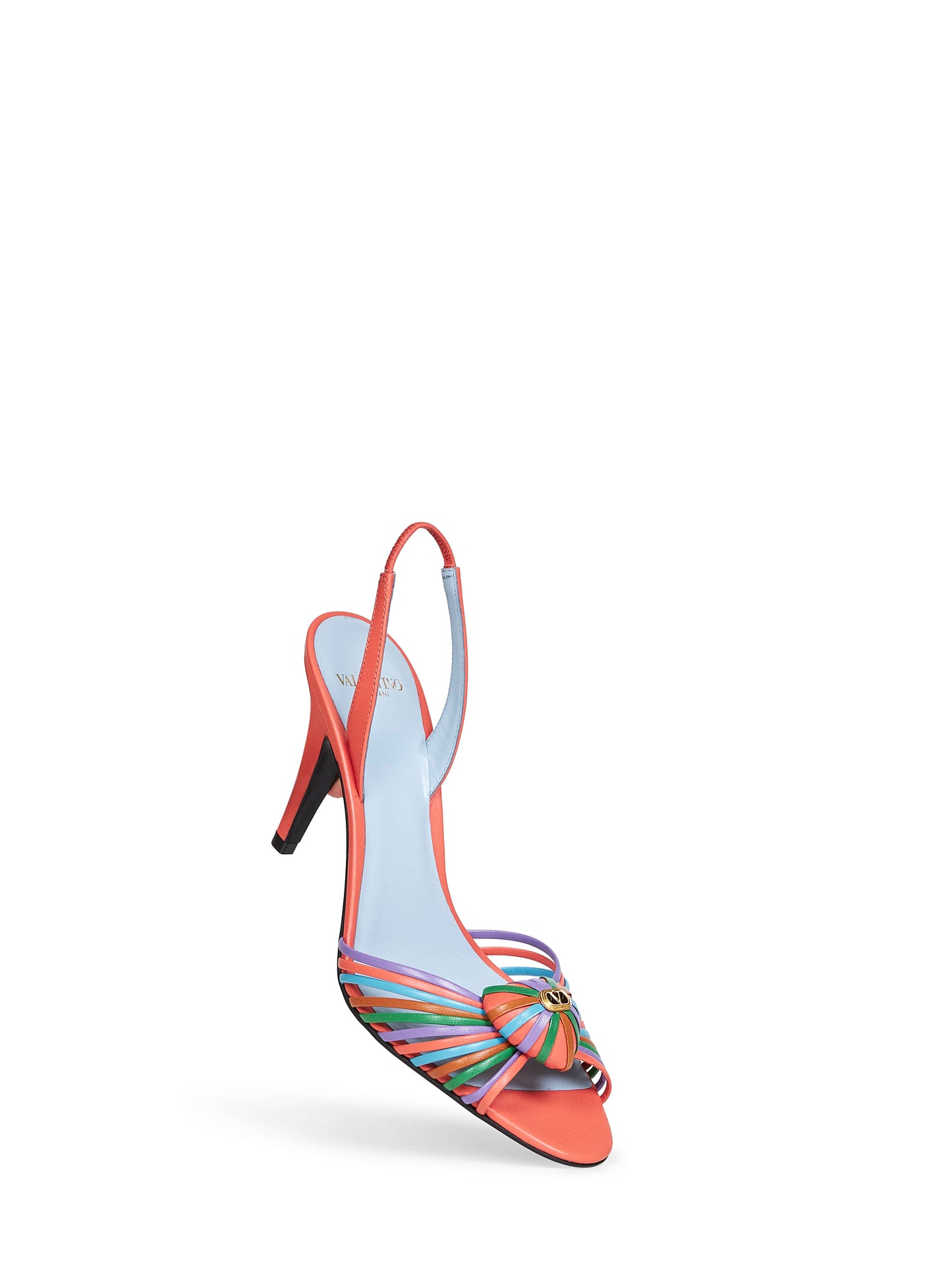 Sandali Coeur Royal in pelle multicolore