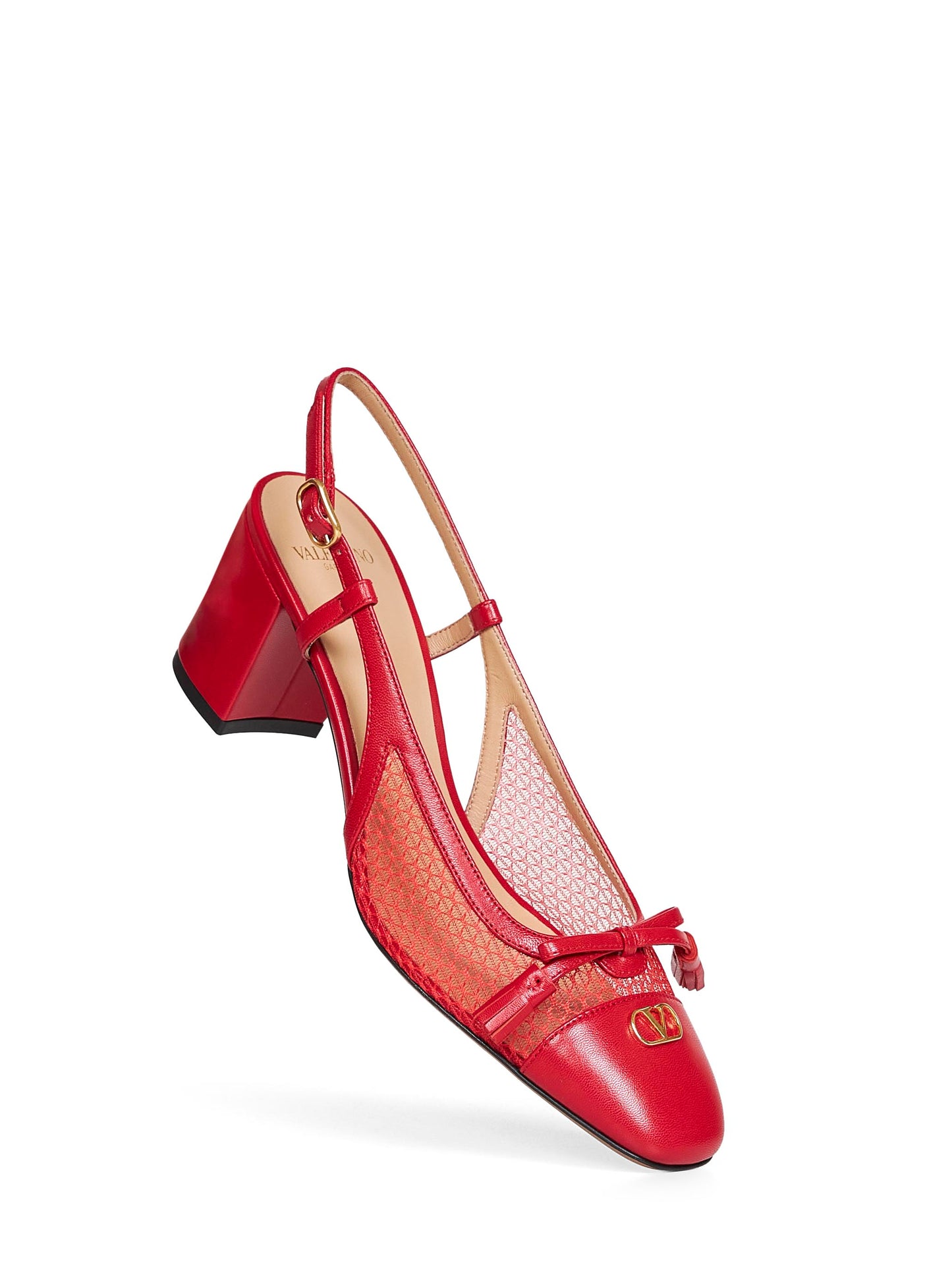 Décolleté slingback Valet Du Roi rosso