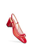 Décolleté slingback Valet Du Roi rosso