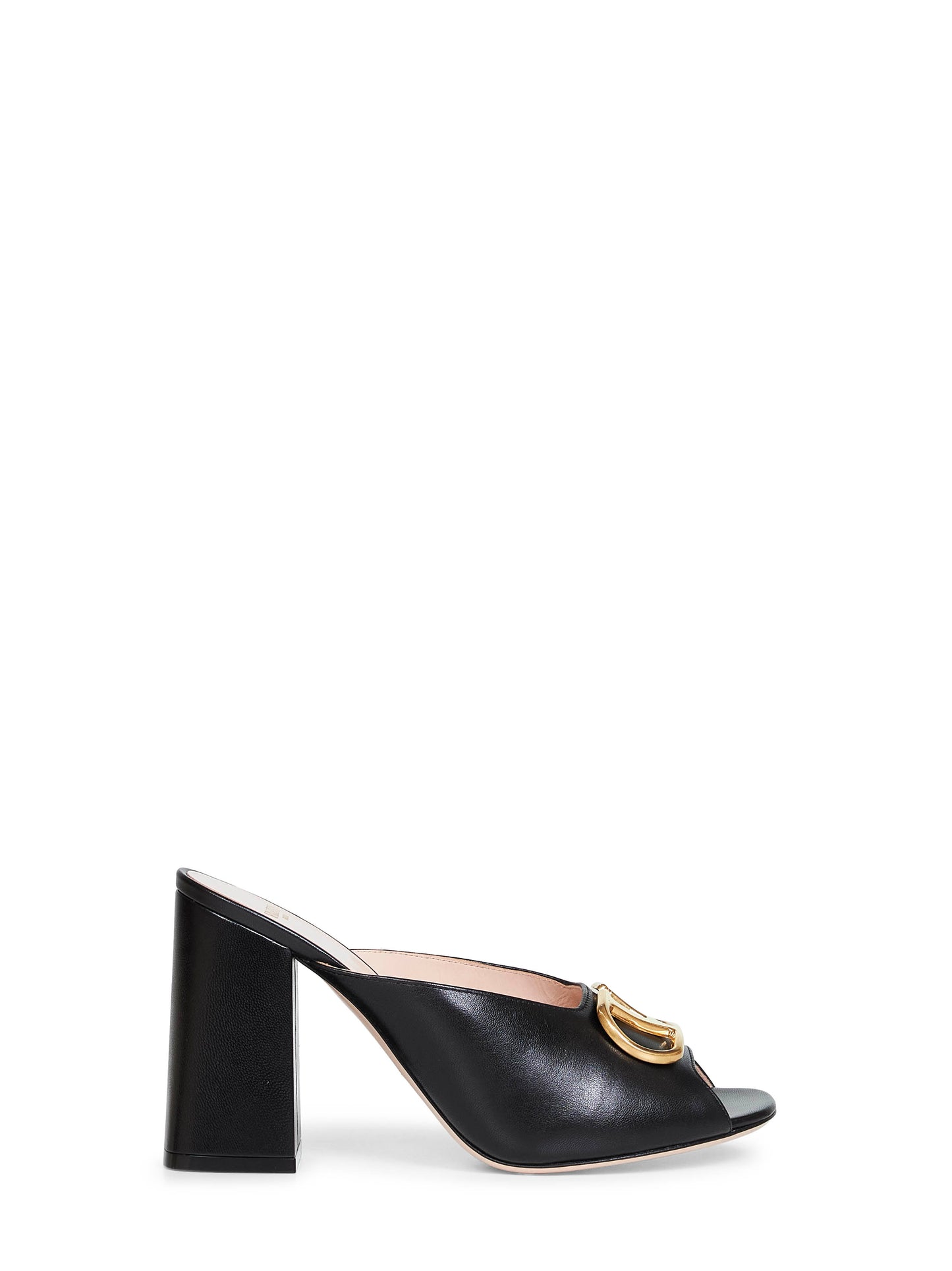 Black Vlogo Signature slide sandals