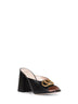 Black Vlogo Signature slide sandals