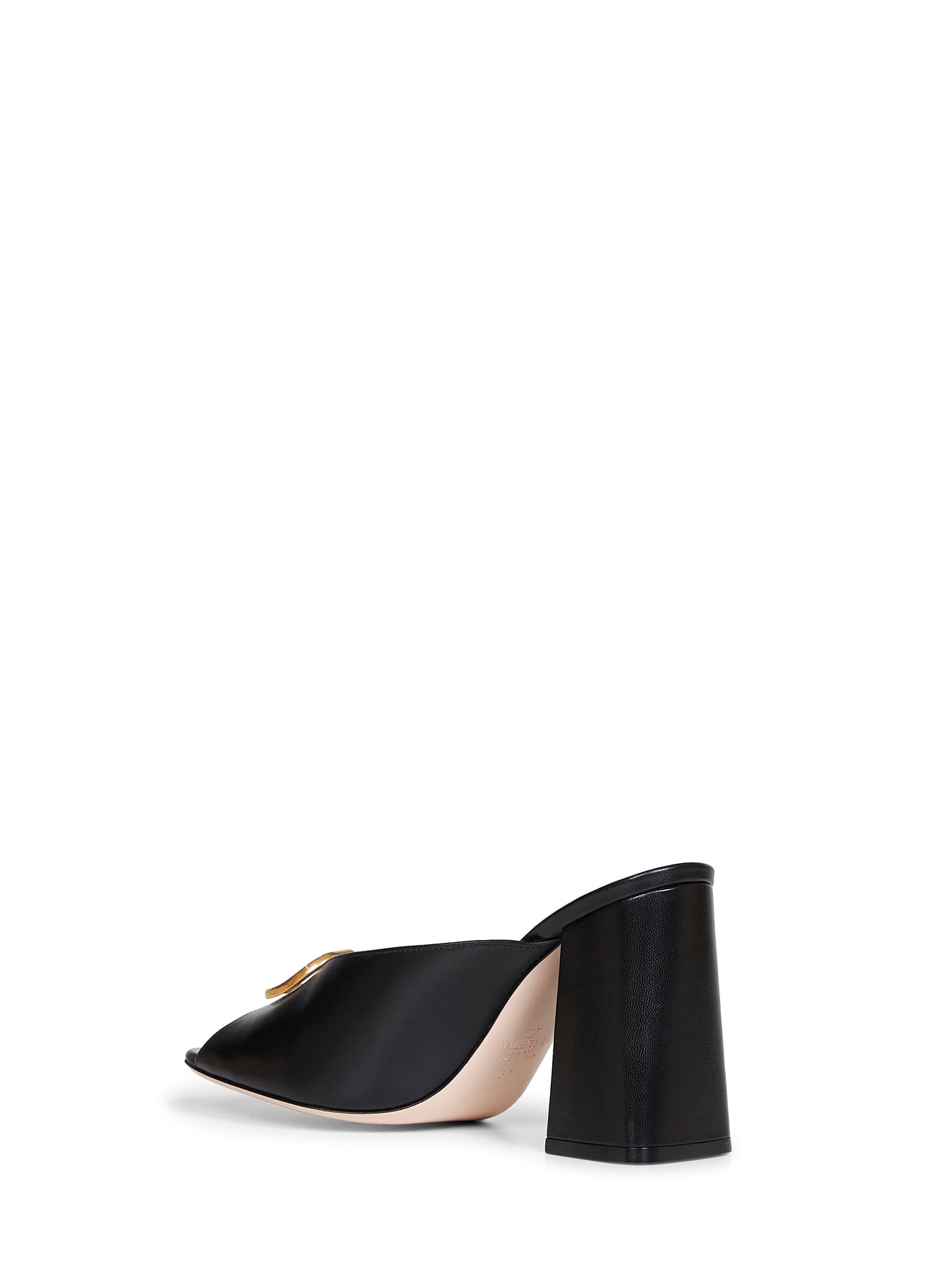 Black Vlogo Signature slide sandals