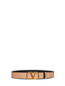 Black and rose sand VLogo Signature reversible belt