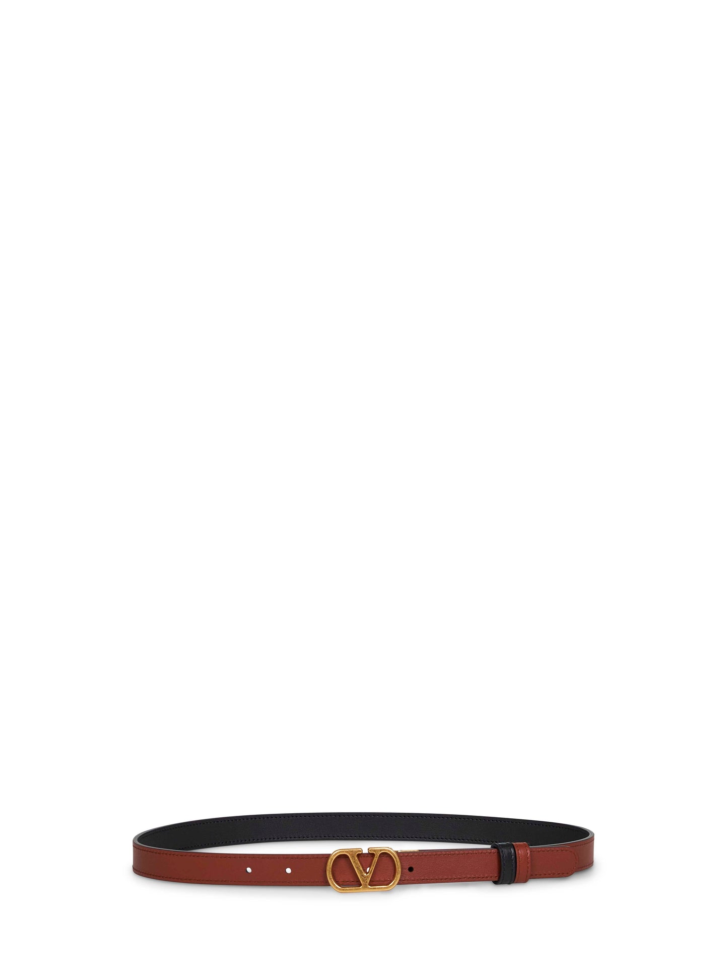 Two-tone VLogo Signature reversible belt