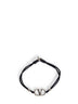 Black cord Vlogo Signature bracelet