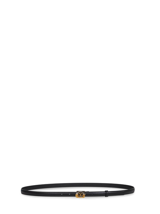 Black Valentino Garavani Vlogo Signature belt