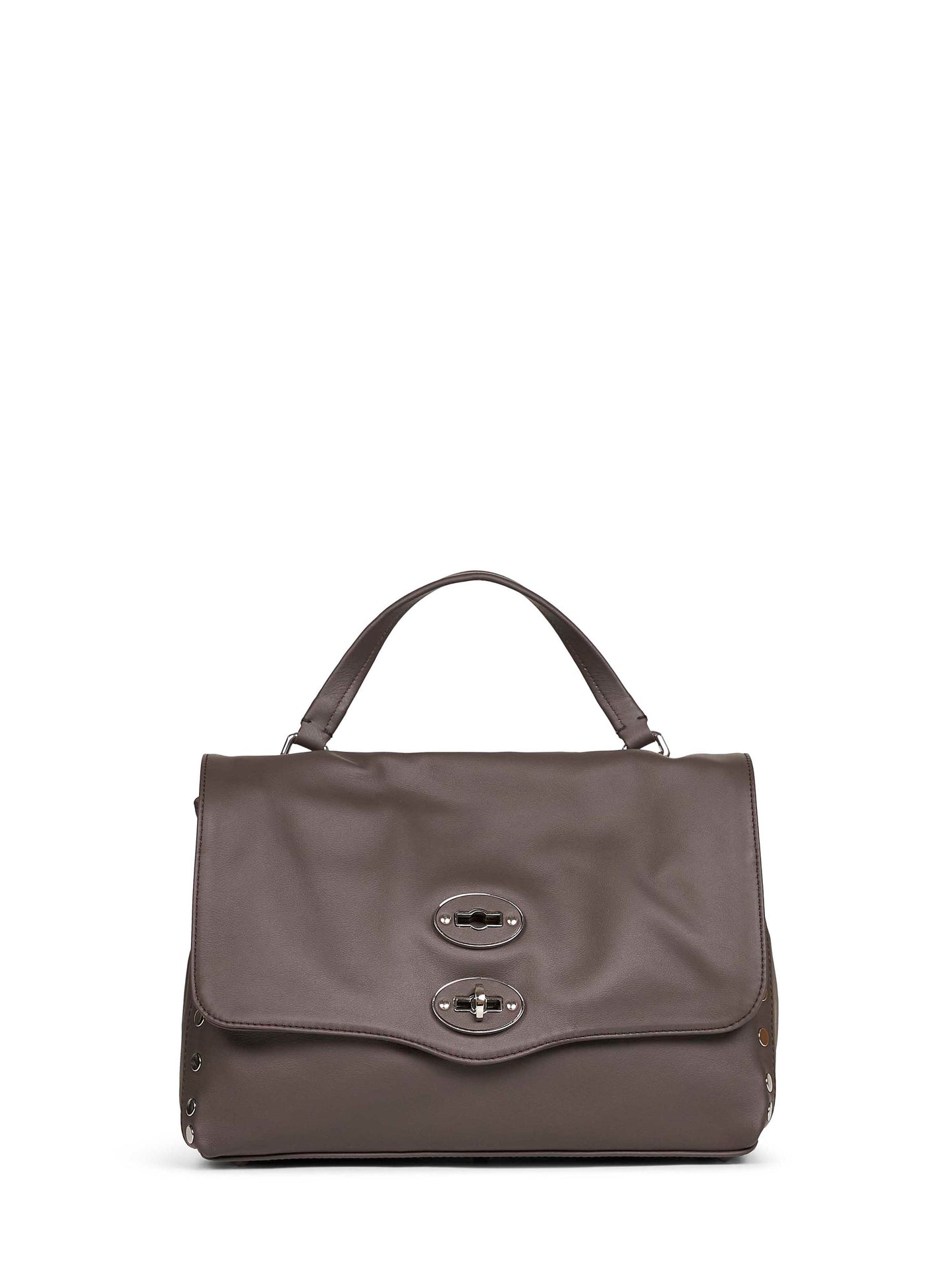 Brown gianduiotto Small Postina handbag