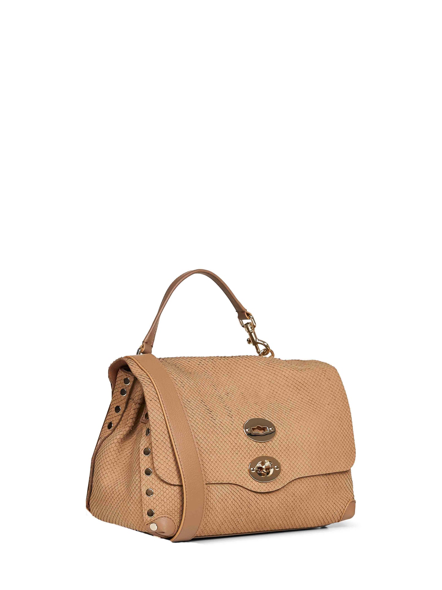 Beige maggese Small Postina handbag<BR/>