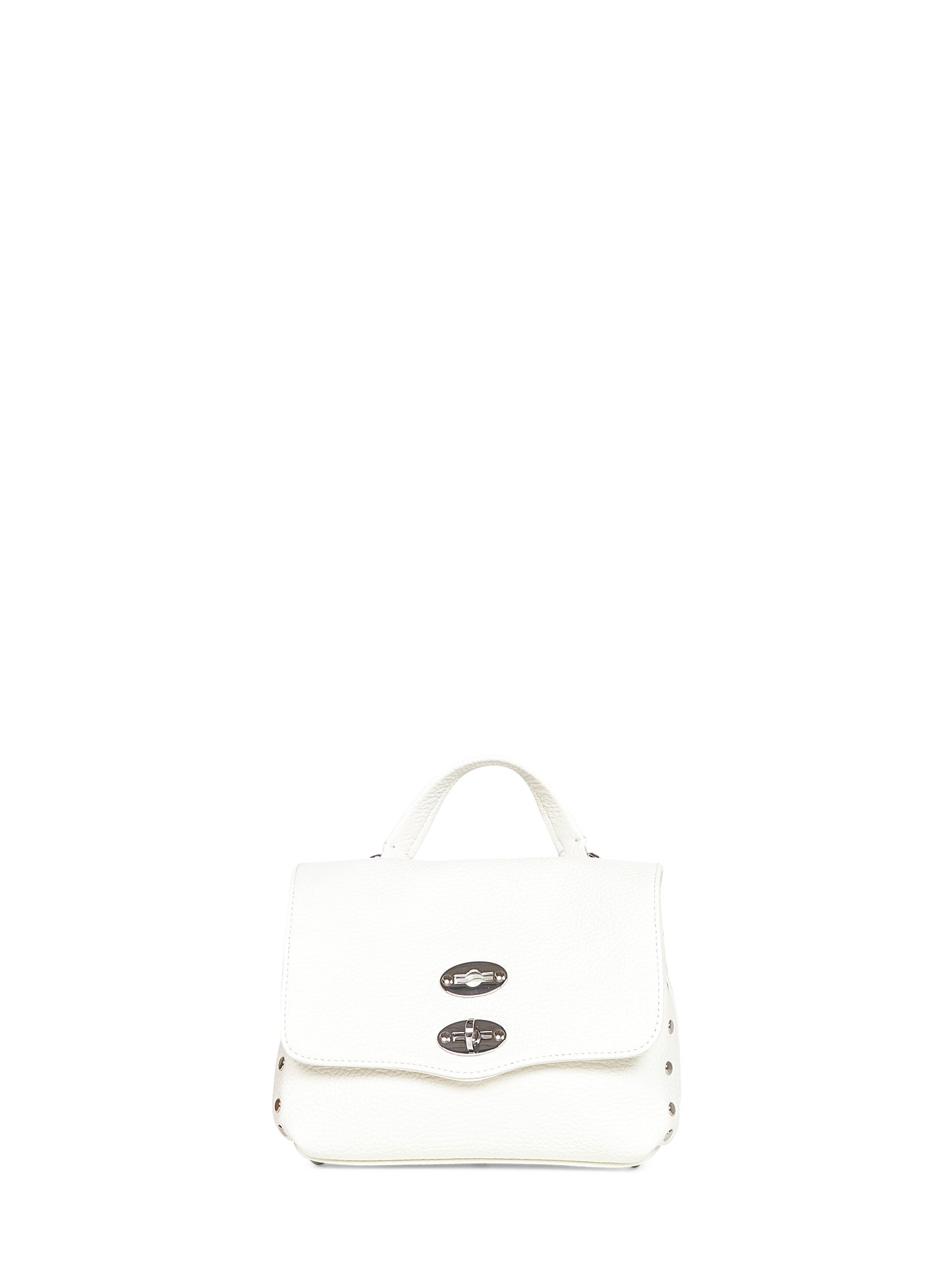 Milky white Baby Postina handbag<BR/>