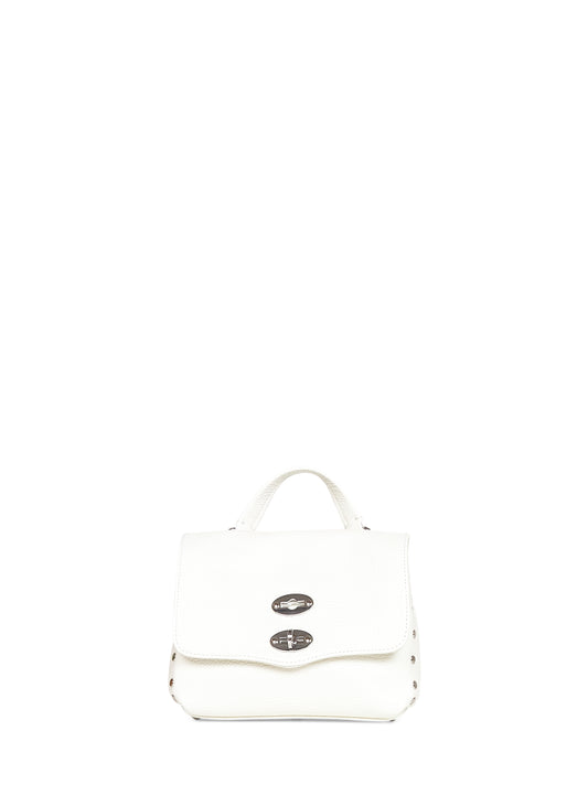 Milky white Baby Postina handbag<BR/>