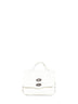 Milky white Baby Postina handbag<BR/>