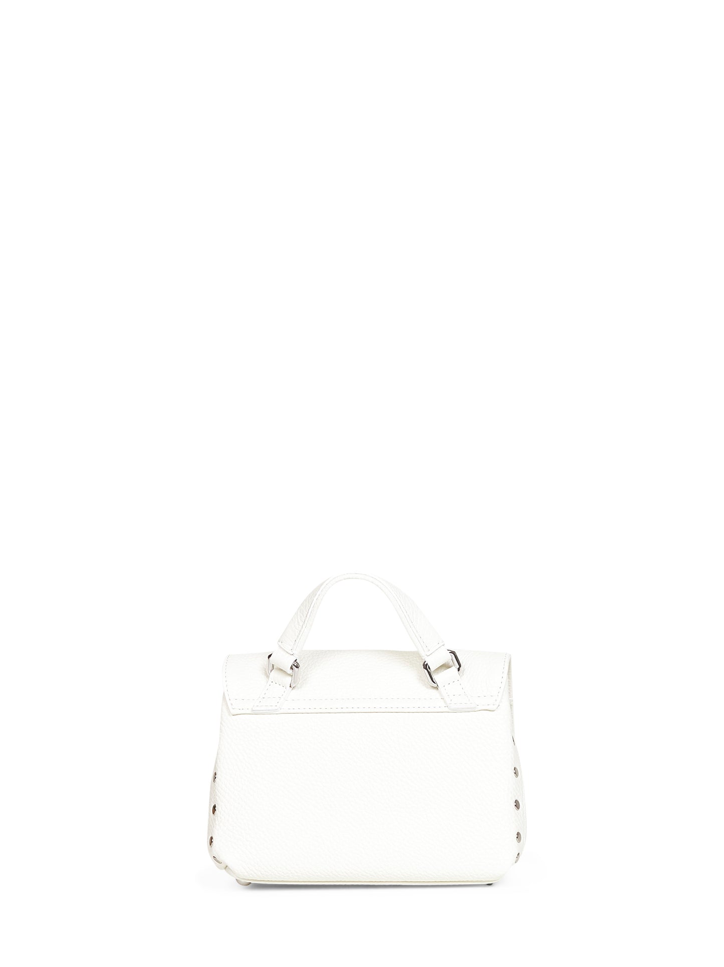 Milky white Baby Postina handbag<BR/>