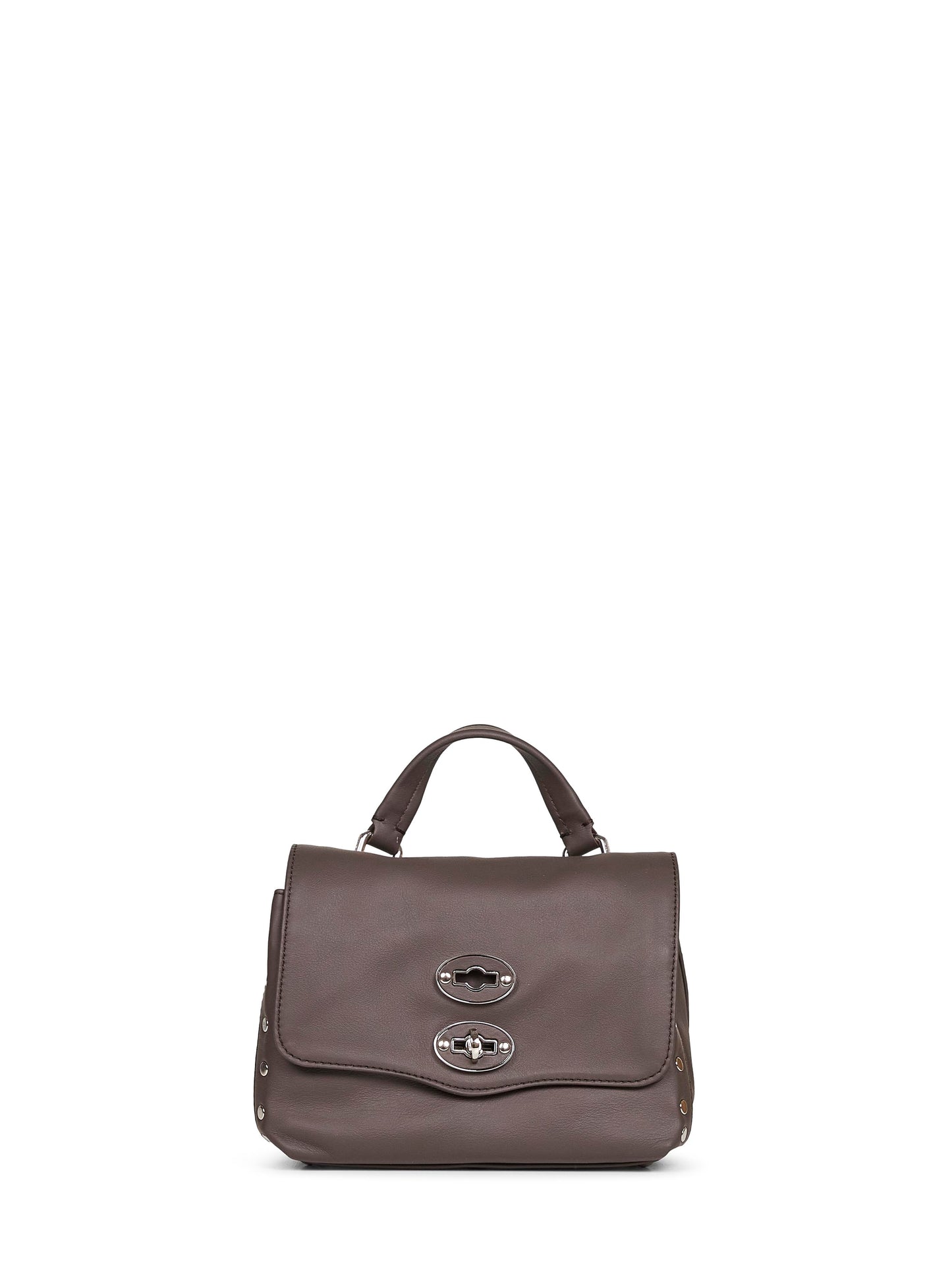 Brown gianduiotto Baby Postina handbag