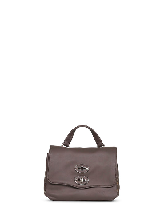 Brown gianduiotto Baby Postina handbag