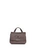 Brown gianduiotto Baby Postina handbag