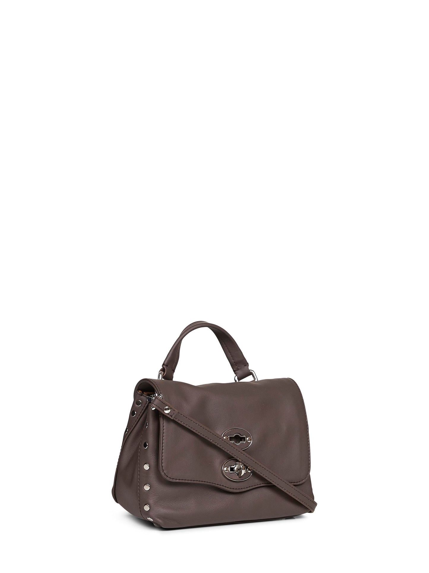 Brown gianduiotto Baby Postina handbag