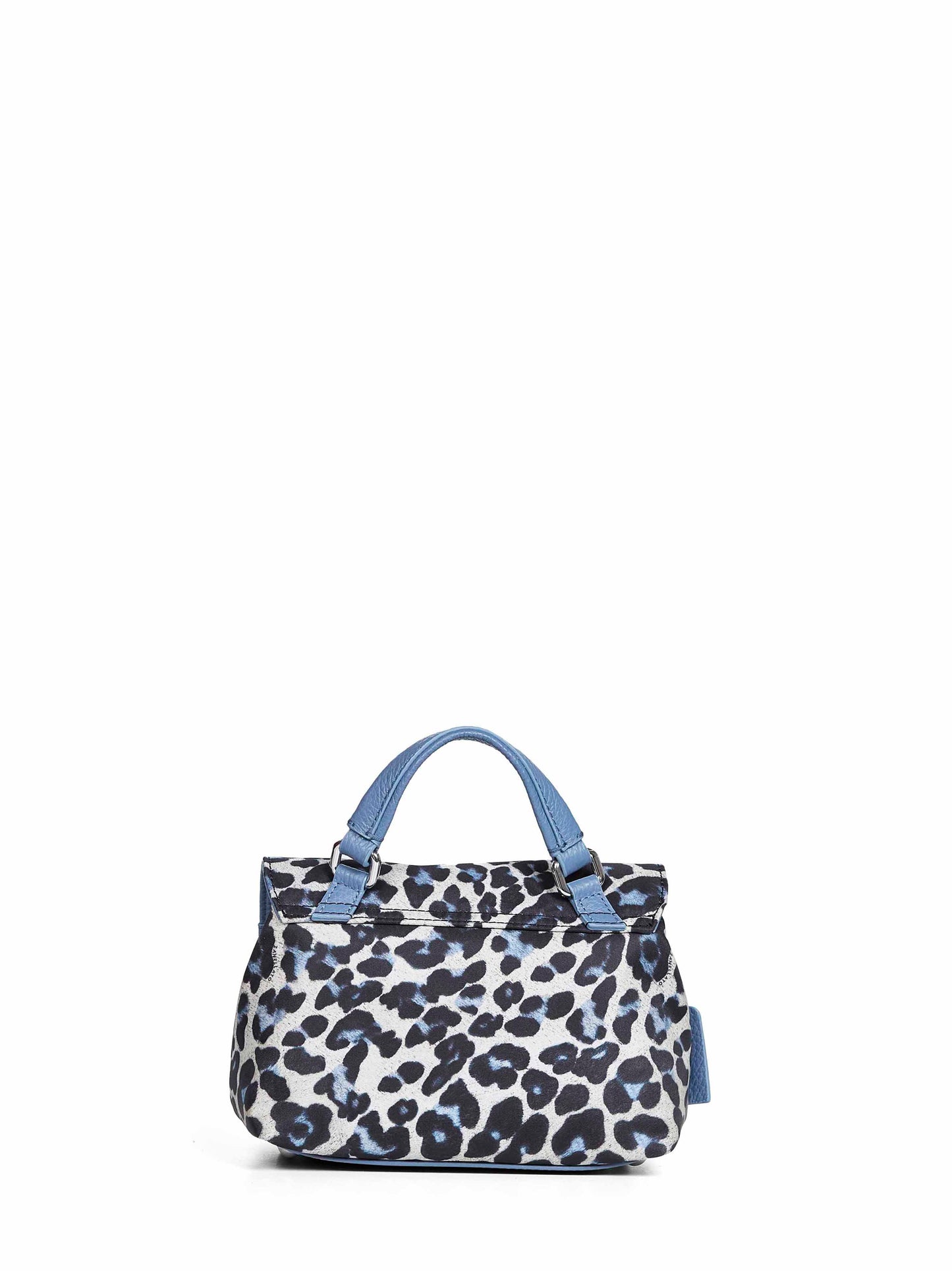 Borsa a mano stampata Postina Baby nero amazzonia