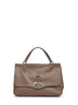 Dove grey Small Postina handbag