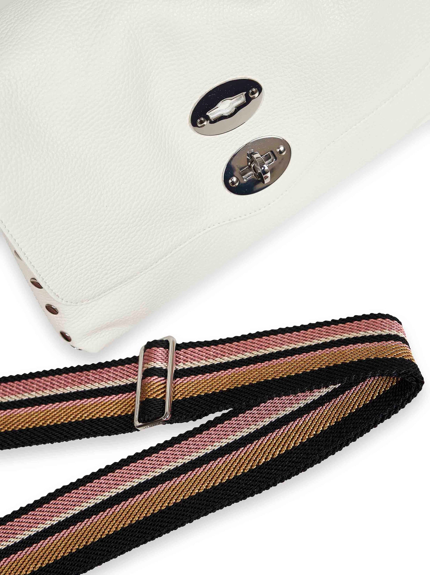 Milky white Small Postina handbag