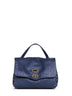 Blue soffio Small Postina handbag