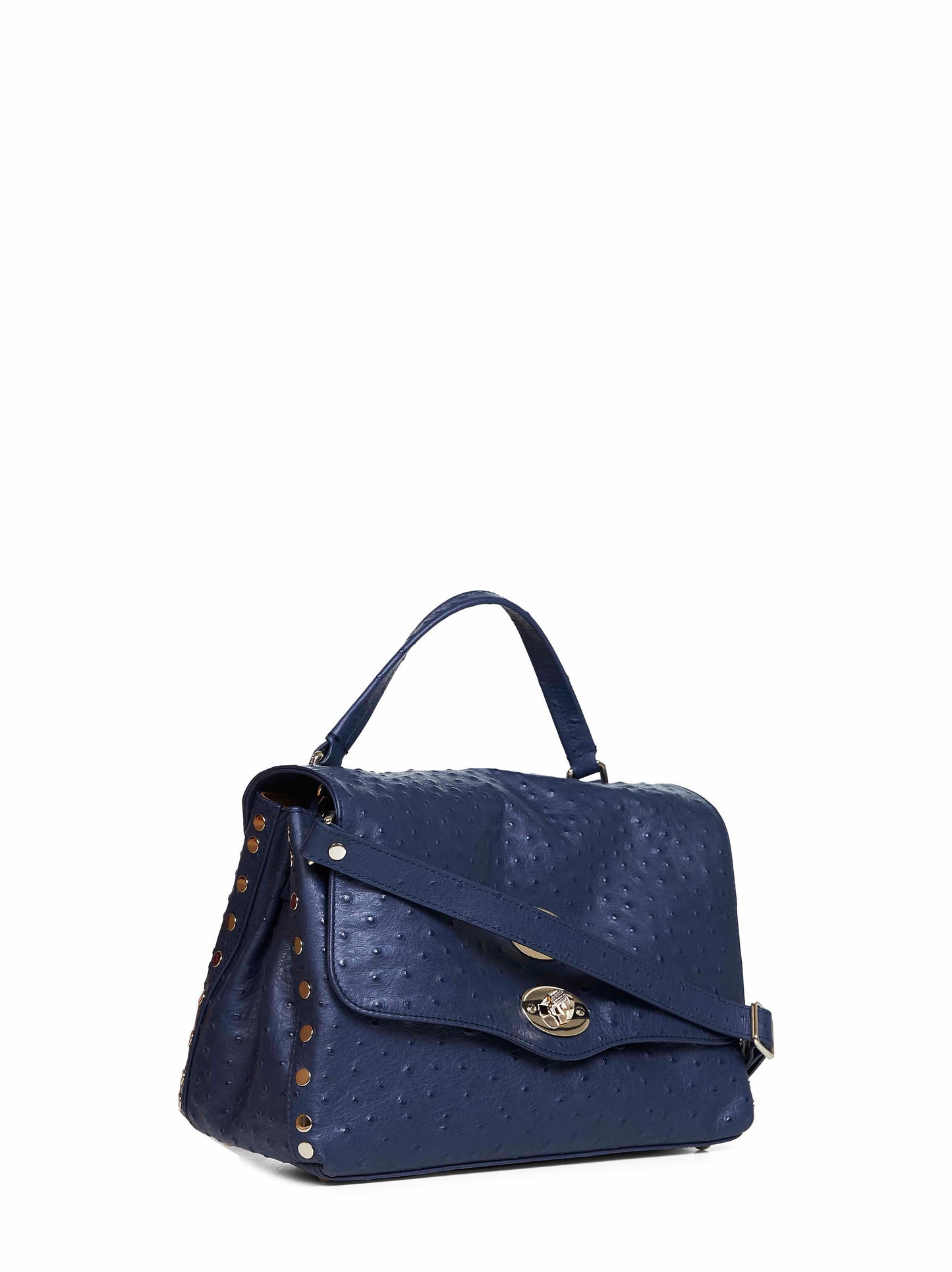 Blue soffio Small Postina handbag