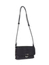 Black Lettera Small mini bag with shoulder strap