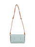 Green piperita Lettera Small mini bag with shoulder strap