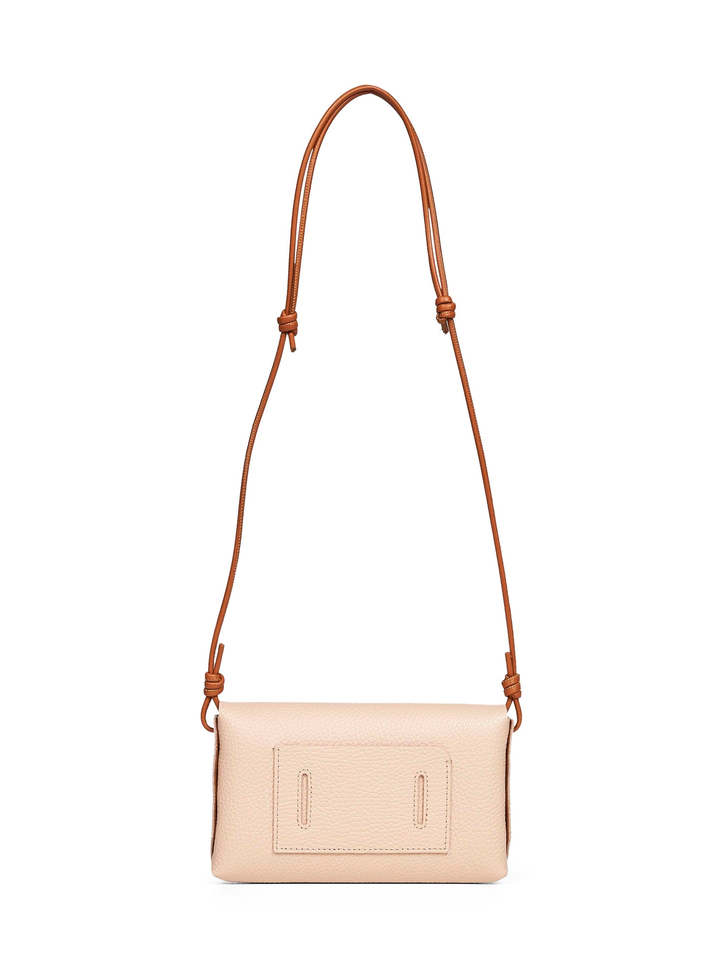 Pink Lettera Small mini bag with shoulder strap