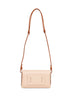Pink Lettera Small mini bag with shoulder strap