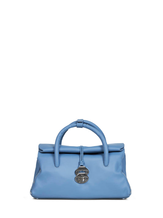 Blue zelante Ribolla Dotta Small handbag