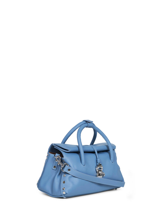 Blue zelante Ribolla Dotta Small handbag