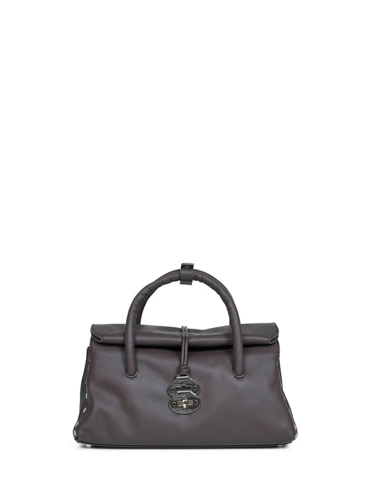 Brown gianduiotto Ribolla Dotta Small handbag