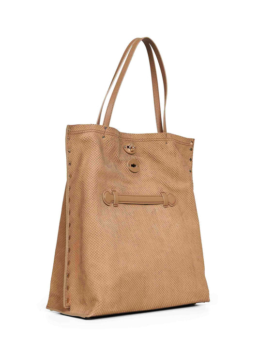 Beige maggese A'spasso Medium tote bag