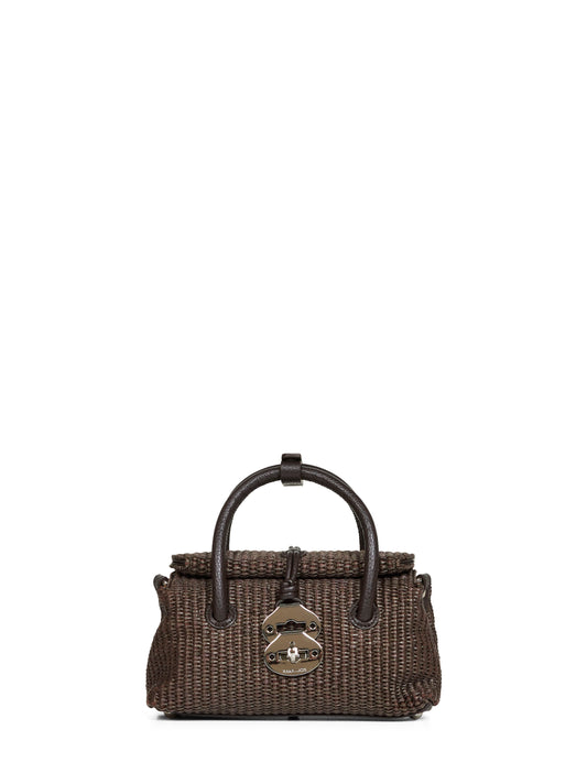 Borsa a mano Dotta Baby marrone sottobosco