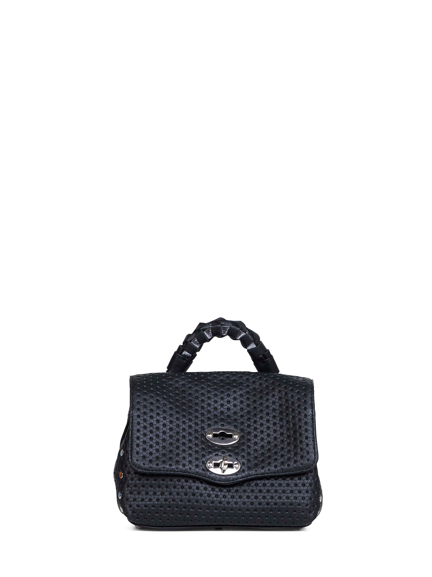 Borsa a mano Postina Baby nero lavagna