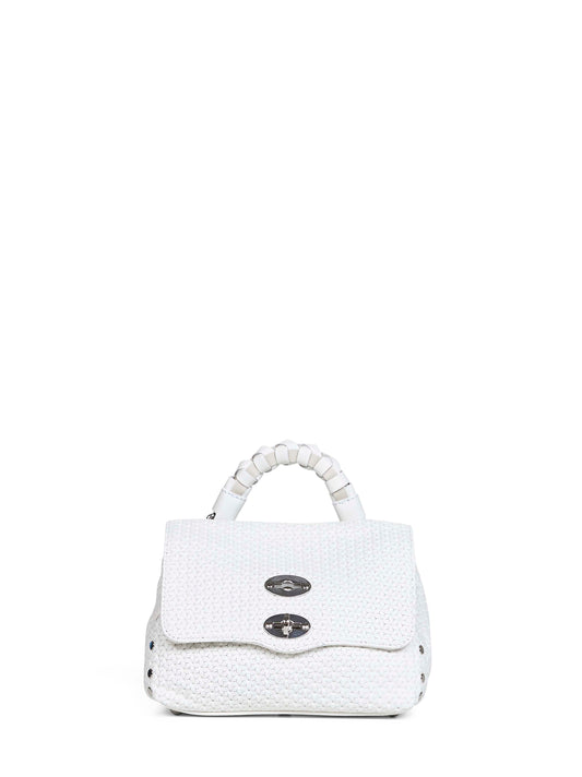 Borsa a mano Postina Baby bianco cima