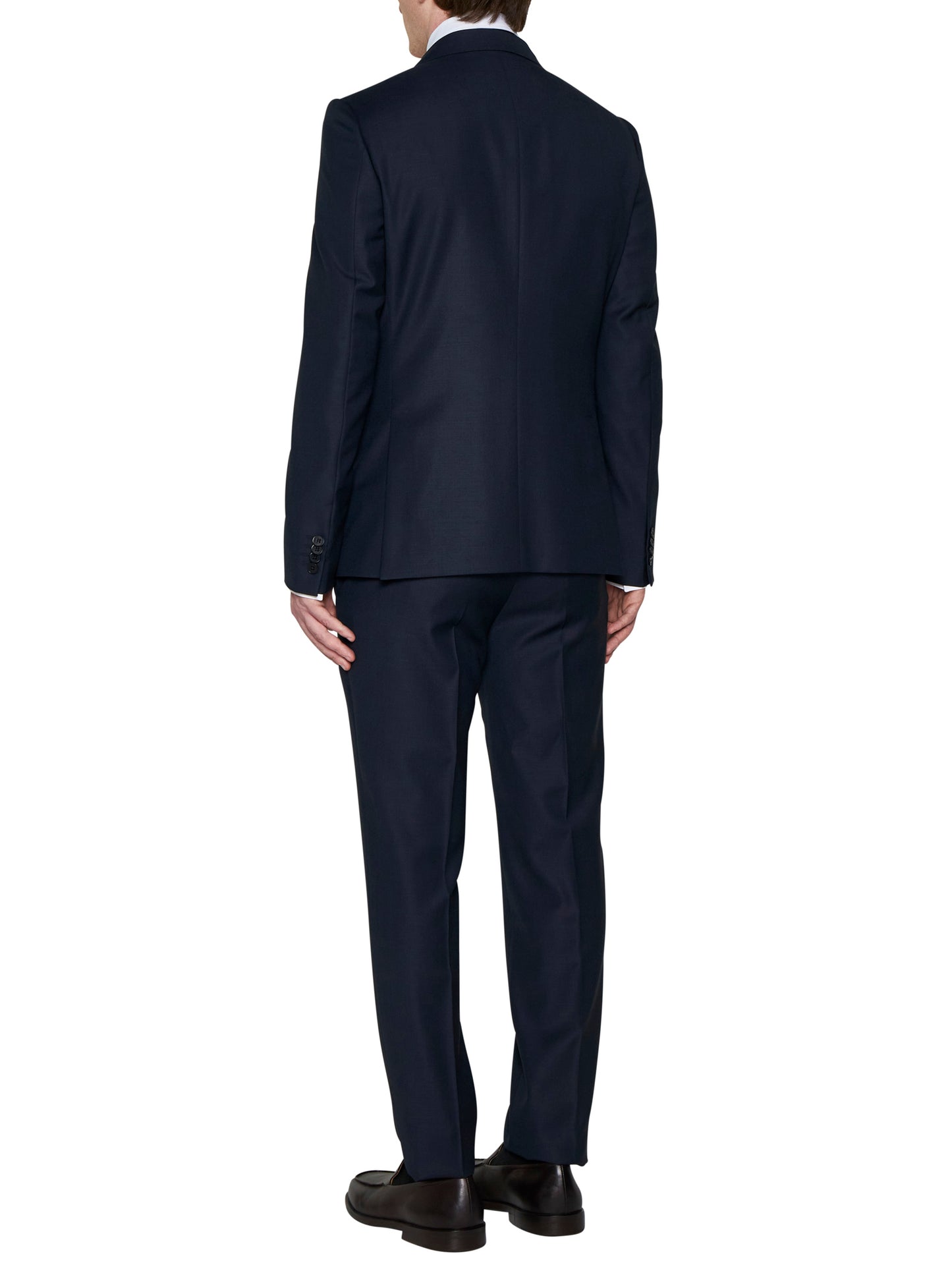 Completo monopetto in lana