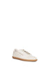Sneakers basse 232 in pelle scamosciata bianca