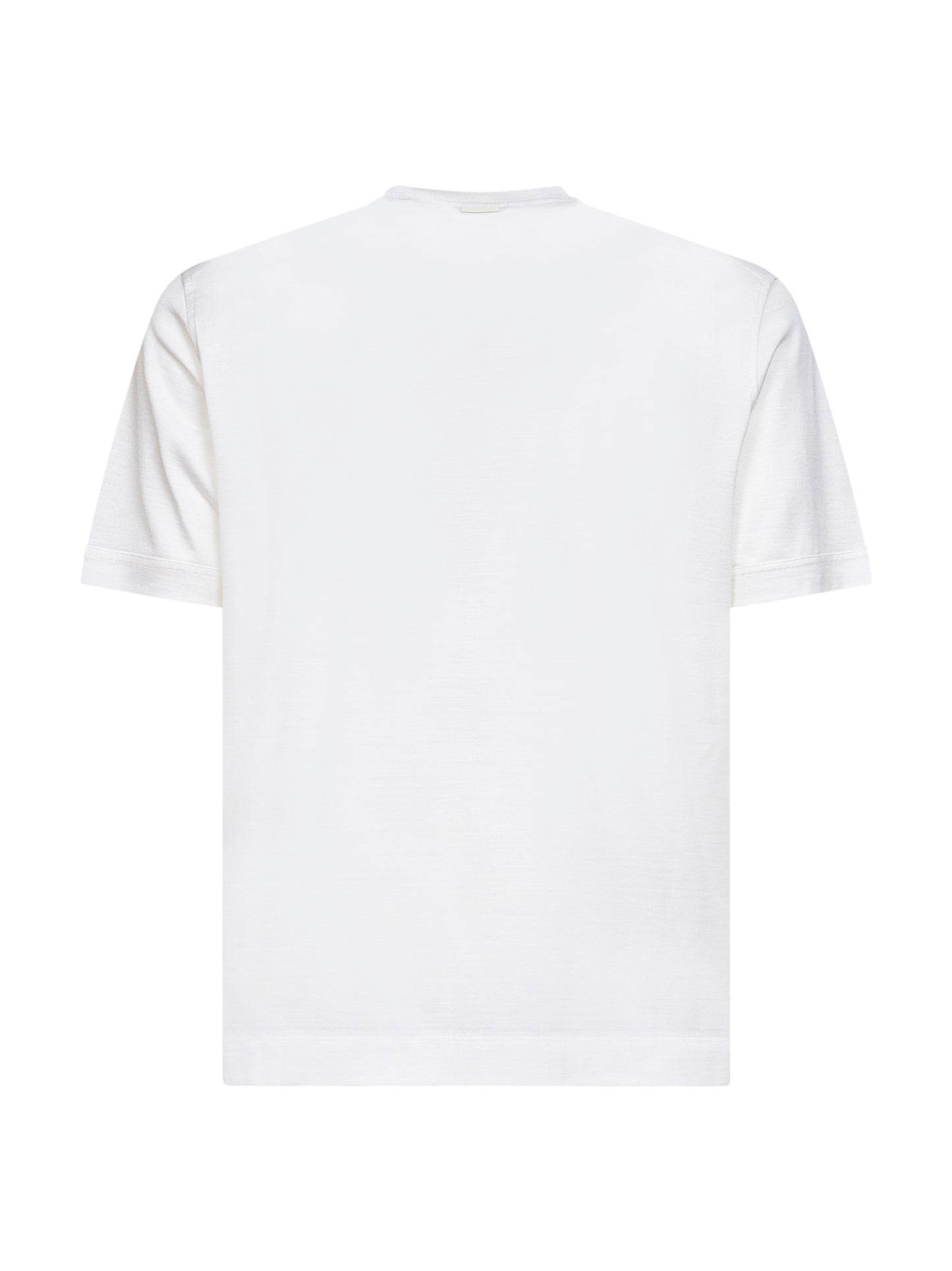 T-shirt Leggerissimo in cotone e seta bianco