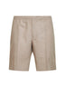 Shorts in Oasi Lino beige chiaro
