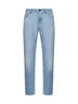 Jeans Roccia in denim di cotone vintage blu