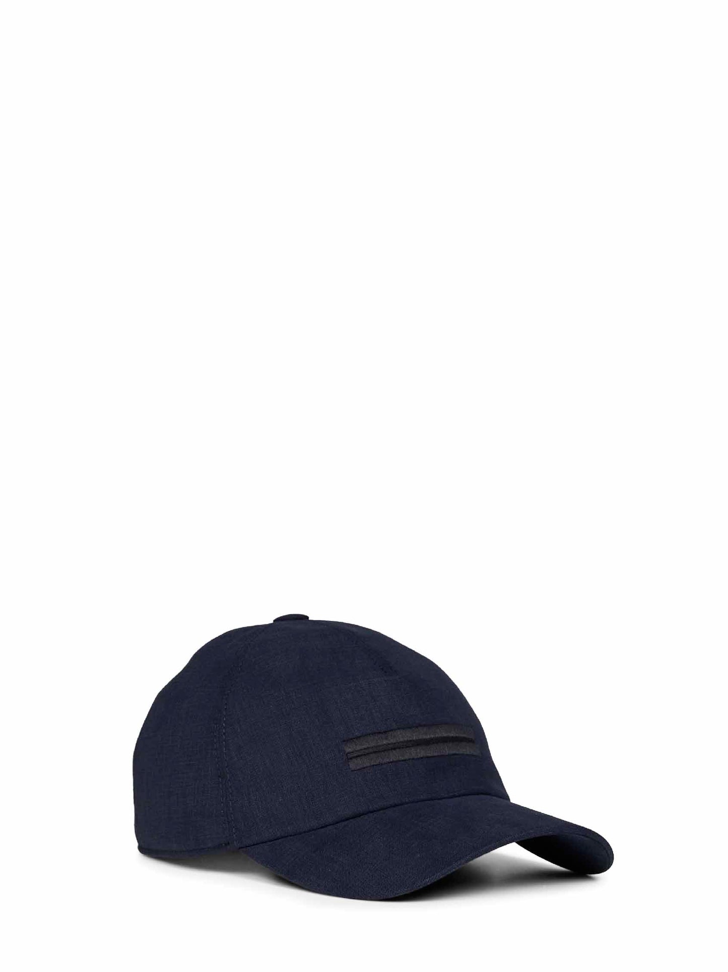 Navy blue Oasi Linen baseball cap