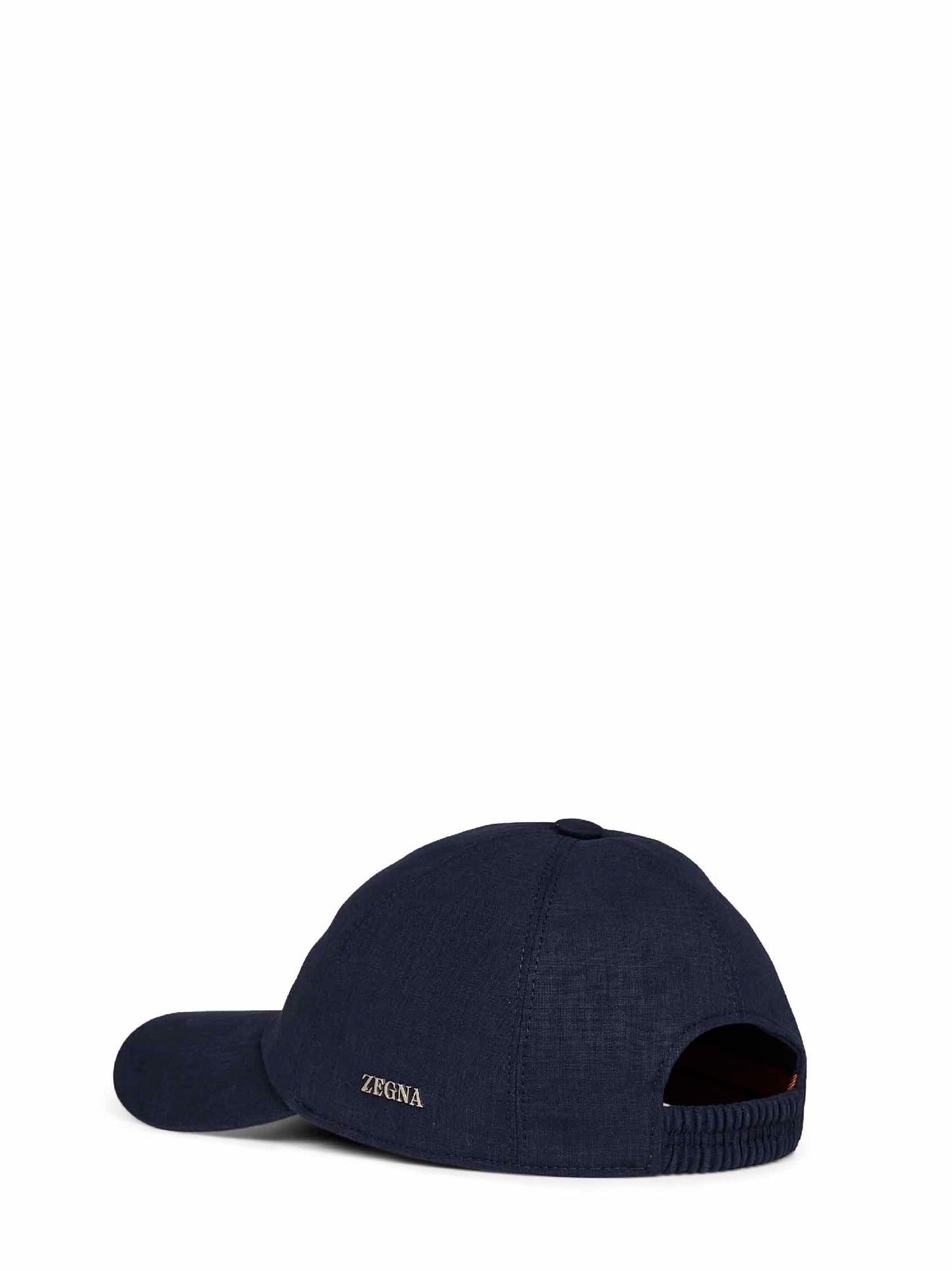 Navy blue Oasi Linen baseball cap