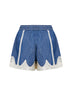 Railway blue denim Awaken shorts