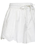 Ivory embroidered cotton poplin Daylight shorts