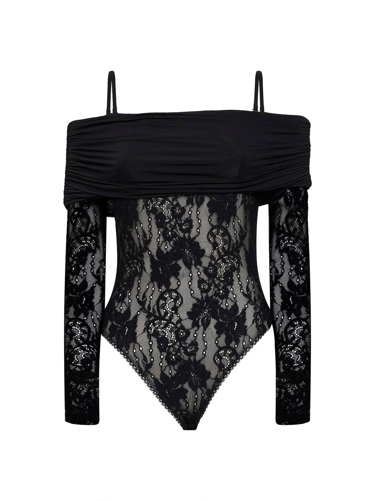 Black lace Rebellion bodysuit