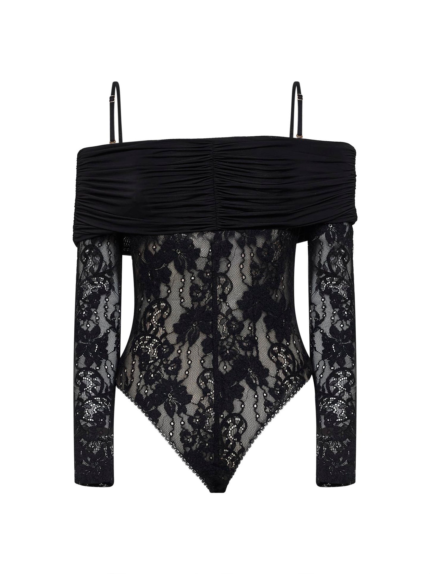 Black lace Rebellion bodysuit