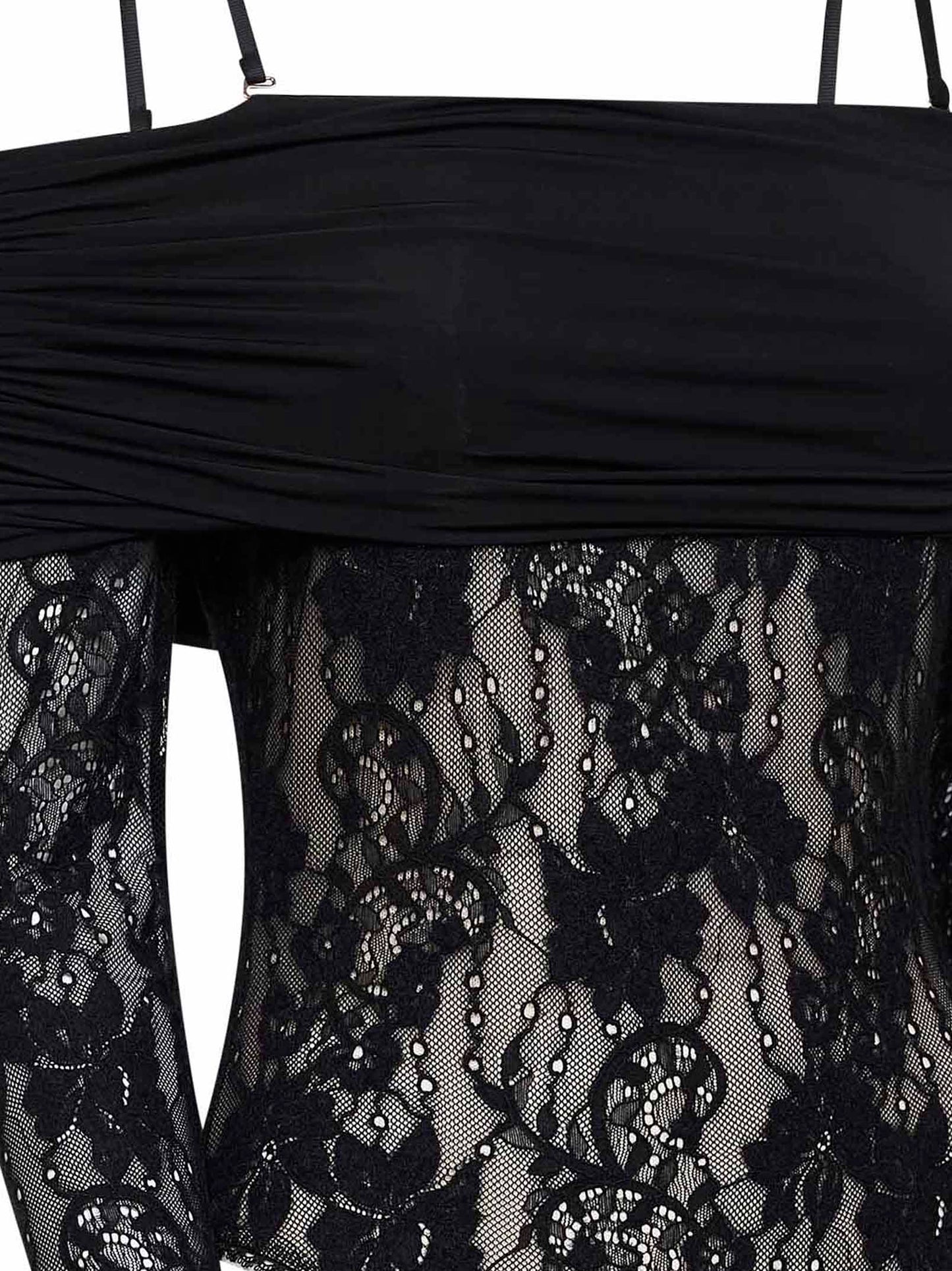 Black lace Rebellion bodysuit
