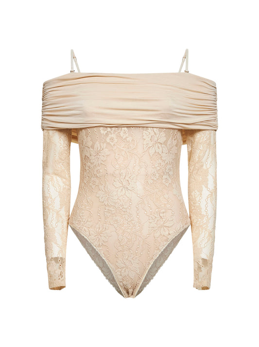 Cream lace Rebellion bodysuit