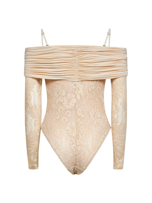 Cream lace Rebellion bodysuit